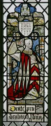 Window w6 depicting a donor - Elizabeth Fitzwauter
