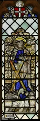 Window w8 depicting St Andrew