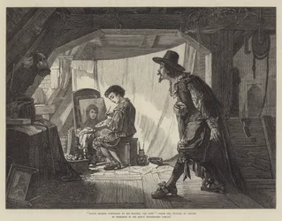 Young Rubens surprised by his Master, Van Oort