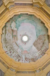 Vault with a Bird-Eye Perspective of the Sanctuary