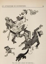 Illustration from Le Avventure di Ciuffettino