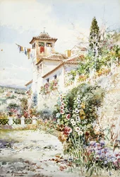 An Andalucian House and Garden in Summer