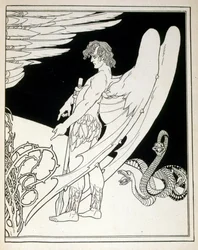A Giant Angel, from the book Judah illustrated by Ephraim Moses Lilien