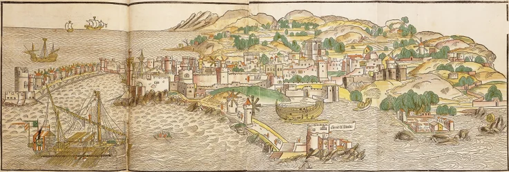 Panoramic view of Rhodes