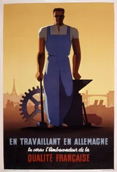 French Propaganda Poster for STO