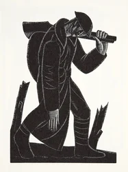 Westward Hoe! (after a drawing by David James)