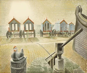 Aldeburgh Bathing Machines, 1938