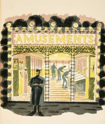 Amusement Arcade, Illustration from 