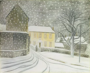 Halstead Road in Snow