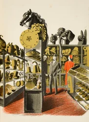 Theatrical Costume and Prop Hire Shop, illustration from 