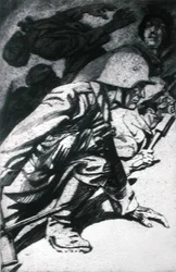 The Storm, illustration from a folio of prints published in Leipzig