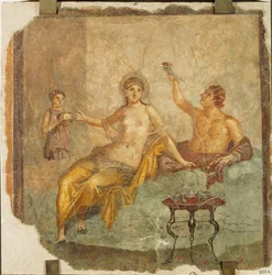 Banquet Scene: Young Man and Courtesan