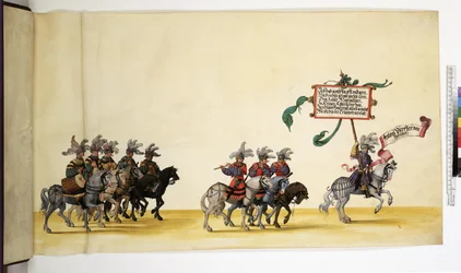 Full page: detail from the Triumphal Procession, c.1550-1600