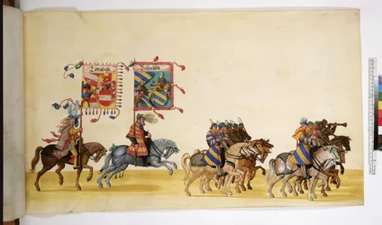 Full page: detail from the Triumphal Procession, c.1550-1600