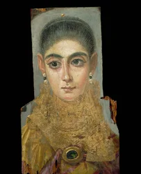 Funeral portrait of a woman, from Antinopolis