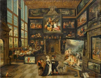 Interior of a Gallery of Paintings