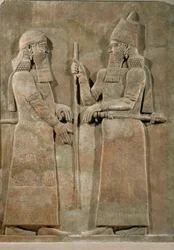 King Sargon II and a High Official