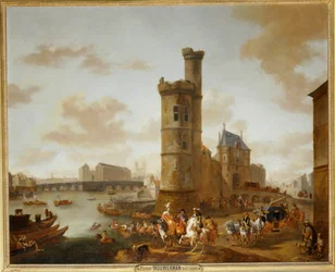 The Tower and Gate of Nesle in Paris
