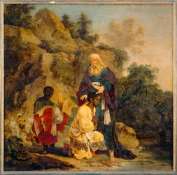 The Baptism of the Ethiopian Eunuch by Apostle and Deacon Saint Philip