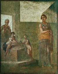 Medea premeditating the murder of her children