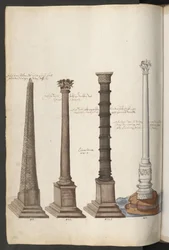 Obelisk and Columns