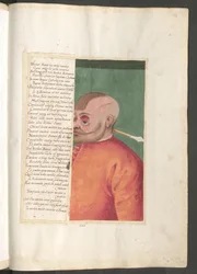 Portrait of the Hungarian soldier Michael Baxay