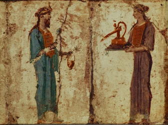 Priest and Priestess of Isis