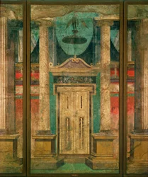 Scenic decoration, doorway