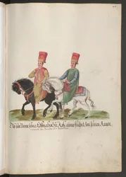 The Court of the Sultan: Two Squires of the Sultan on Horseback