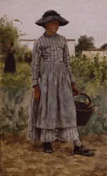 Girl with basket