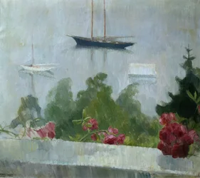 The Boat, Flowers on the Veranda