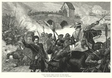 The Battle Of Bothwell Bridge (engraving)