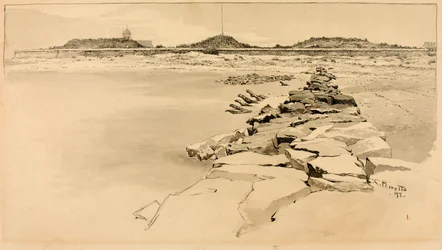 Fort Moultrie on the Site of Old Fort Sullivan