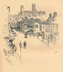 High Street, Lincoln, 1899