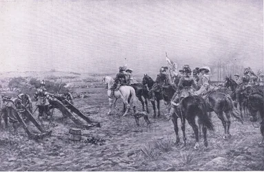 Prince Rupert at the Battle of Marston, 2nd July 1644