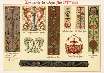 Design elements from the 16th century