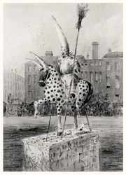 The Statue in Leicester Square, on Wednesday Morning 17th October 1866