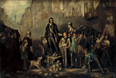 Alphonse Baudin (1811-51) on the barricade of Faubourg Saint-Antoine December 3