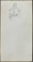 Study of a Soldier from behind (Sketchbook, page 08)