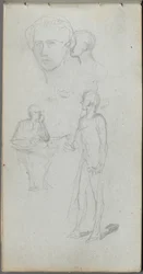 Sketchbook, page 12: Multiple Figures