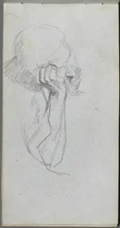 Sketchbook, page 16: Melancholy Figure