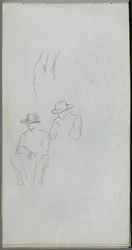 Sketchbook, page 32: Study of Figures
