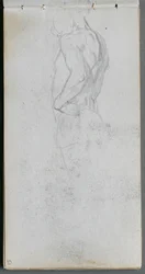 Sketchbook, page 51: Figure Study