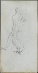 Sketchbook, Page 60: Nude Male Study