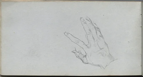 Sketchbook, page 68: Study of a Hand