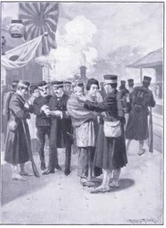 Troops Leaving Tokyo
