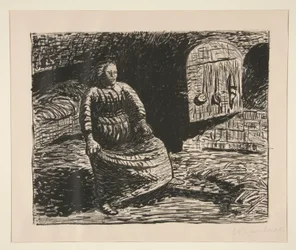 Woman at the Hearth