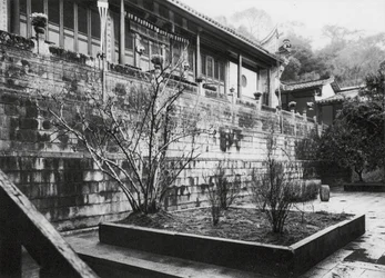 Prayer Hall in the Monastery of the Rushing Source on Drum Mountain near Fuchou