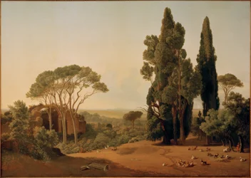 The Villa Hadriana near Tivoli