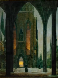 Cathedral in wintertime